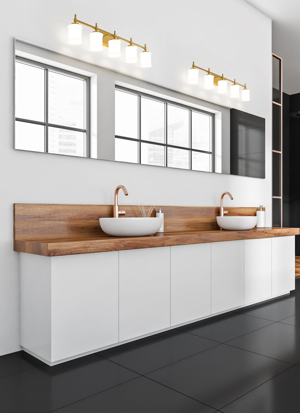 Cadoc 5 Light Vanity