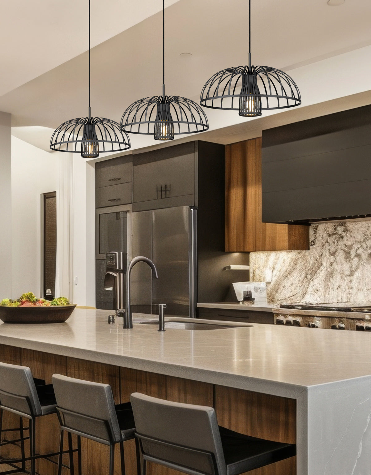 Valencia 3 Light Linear Chandelier