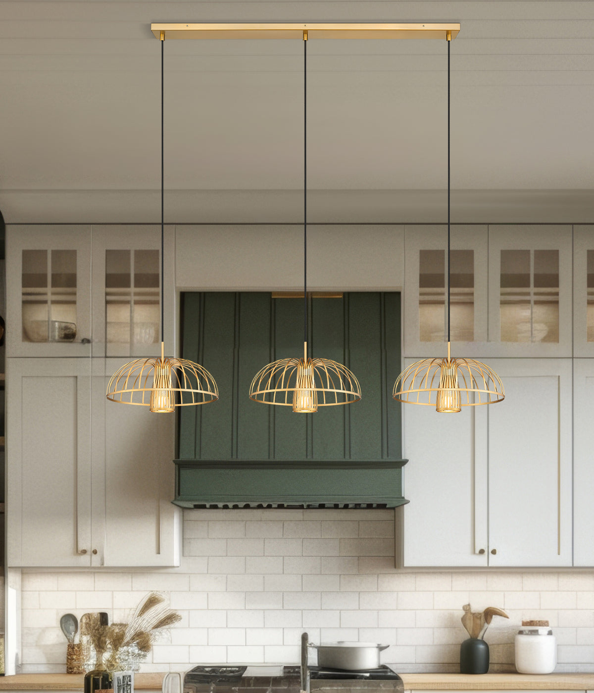 Valencia 3 Light Linear Chandelier