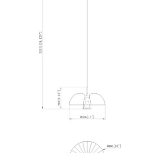 Valencia 1 Light Pendant