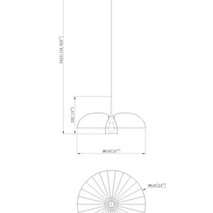 Valencia 1 Light Pendant