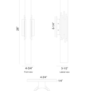 Venna 28" Integrated LED Wall Sconce
