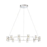 Netto 12-Light 33" Integrated LED Chandelier