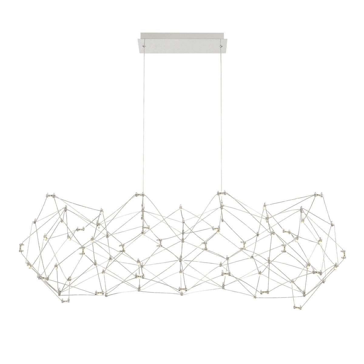 Leonardelli 49" Integrated LED Linear Chandelier