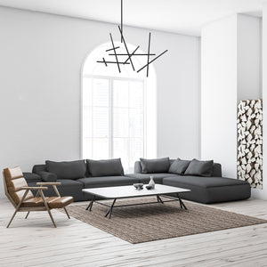 Crossroads 18-Light 59" Integrated LED Grand Chandelier