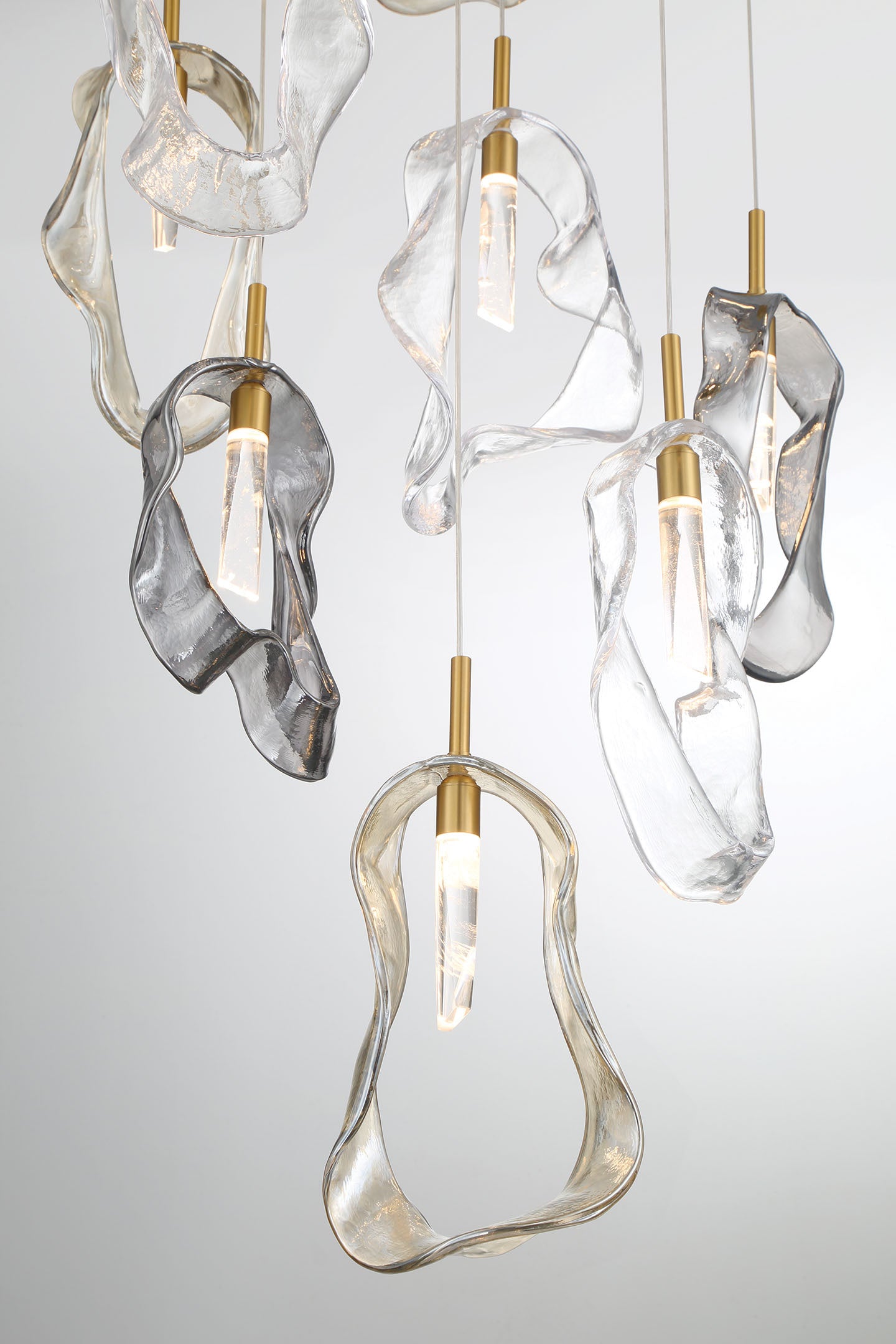 Norah 12-Light 24" Integrated LED Multi Drop Chandelier