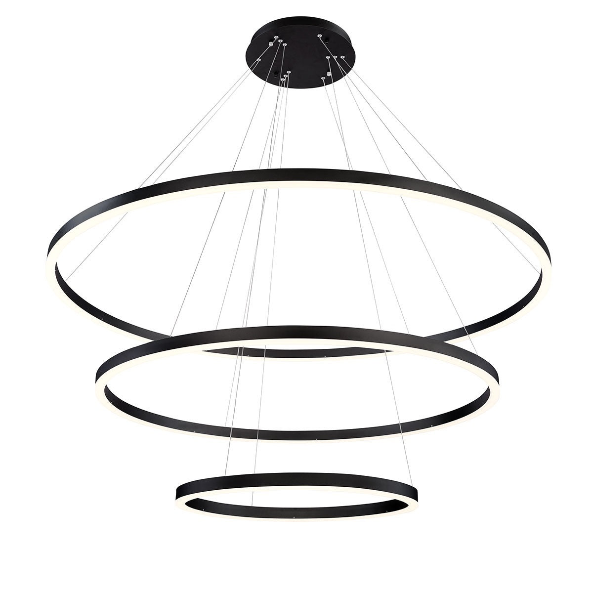 Spunto 3-Tiers 3-Light 61" Integrated LED Grand Chandelier