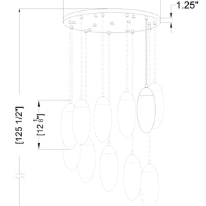Arden 11 Light Chandelier