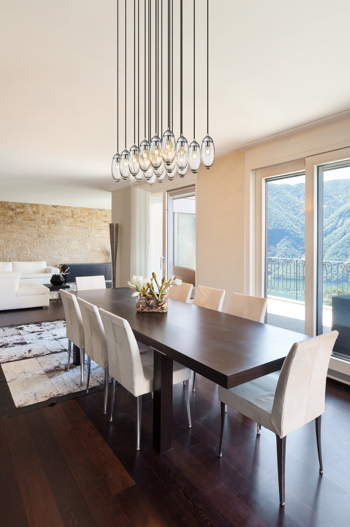 Arden 17 Light Linear Chandelier