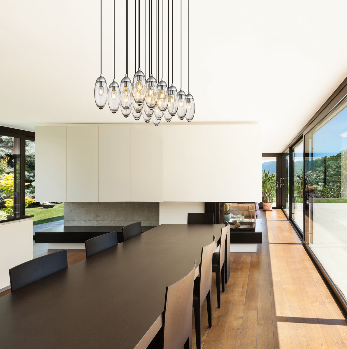Arden 17 Light Linear Chandelier