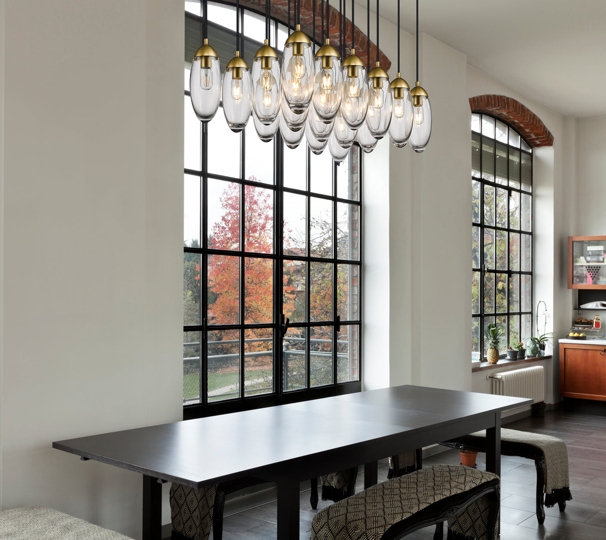 Arden 17 Light Linear Chandelier