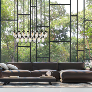 Arden 23 Light Linear Chandelier