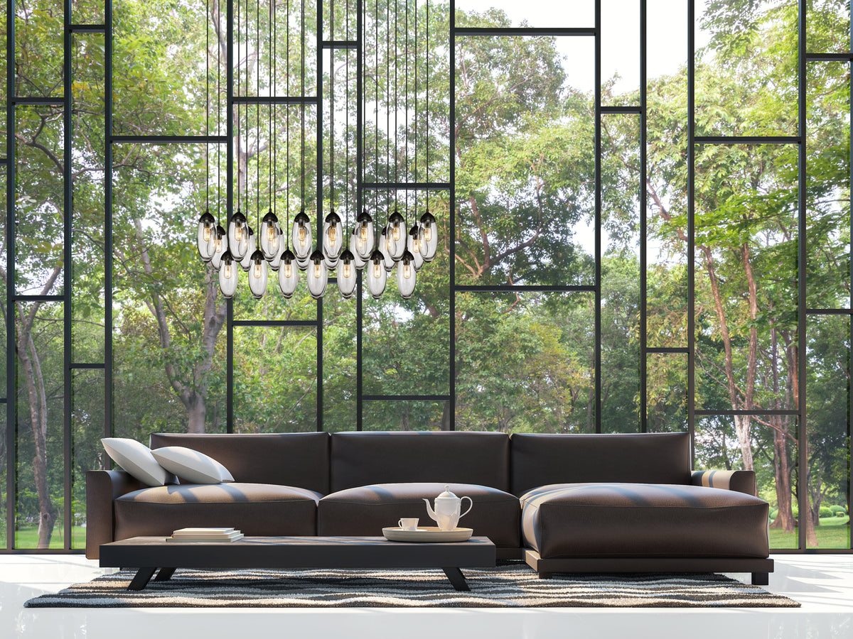 Arden 23 Light Linear Chandelier