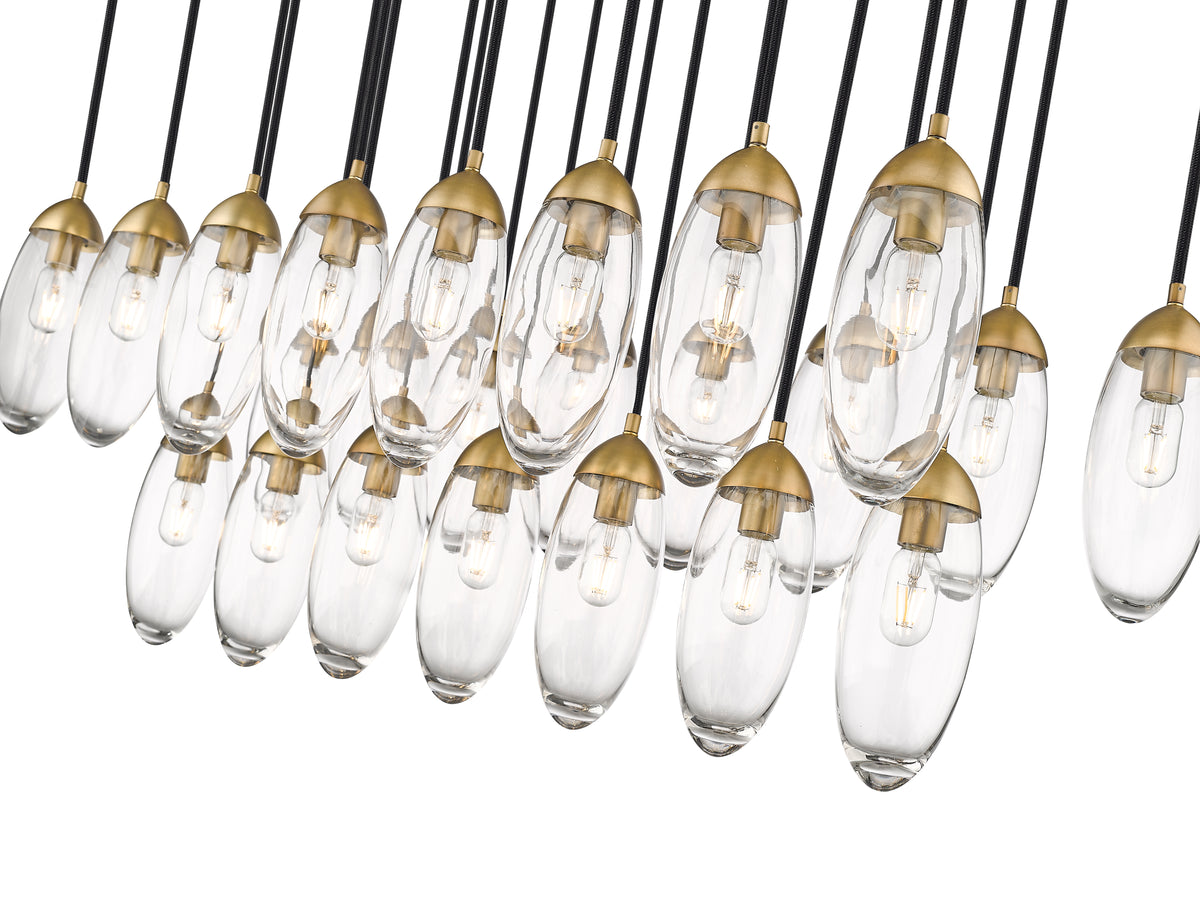 Arden 23 Light Linear Chandelier