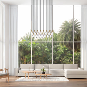 Arden 23 Light Linear Chandelier