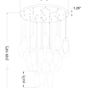 Arden 27 Light Chandelier