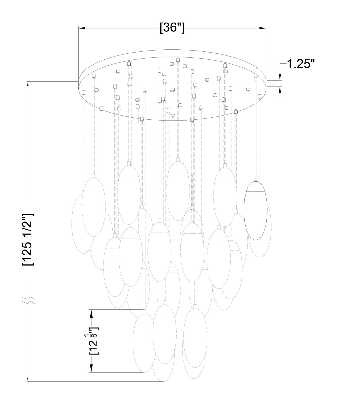 Arden 27 Light Chandelier
