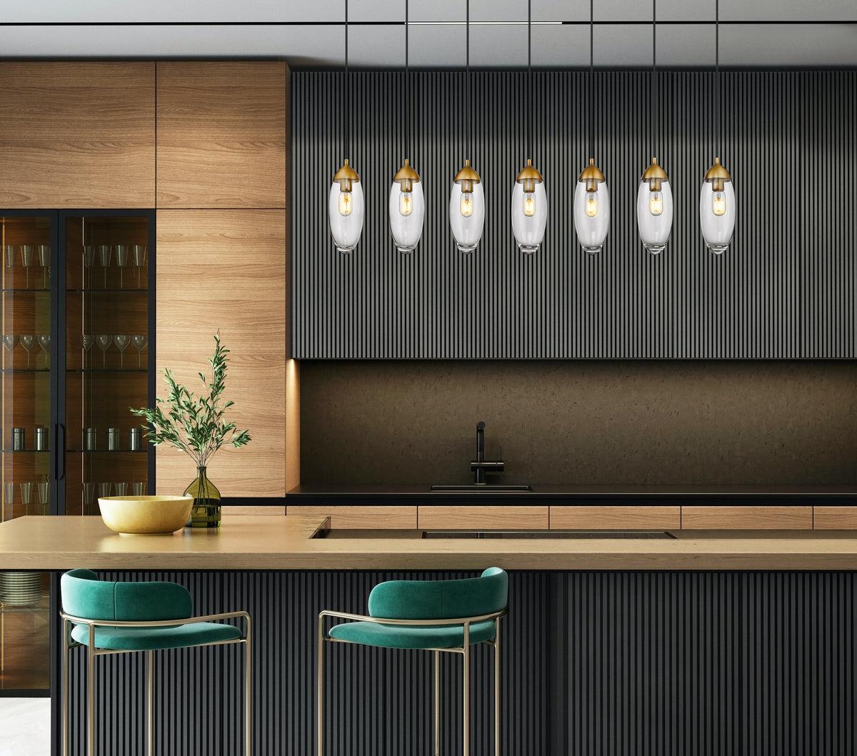 Arden 7 Light Linear Chandelier