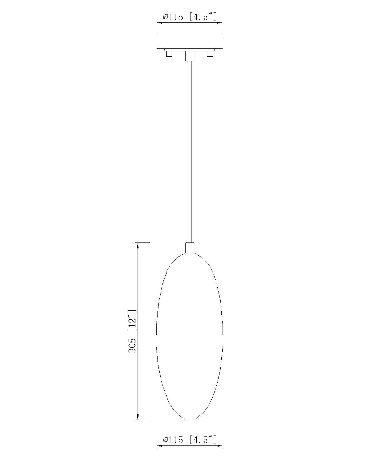 Arden 1 Light Pendant