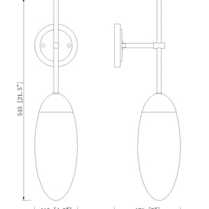 Arden 1 Light Wall Sconce