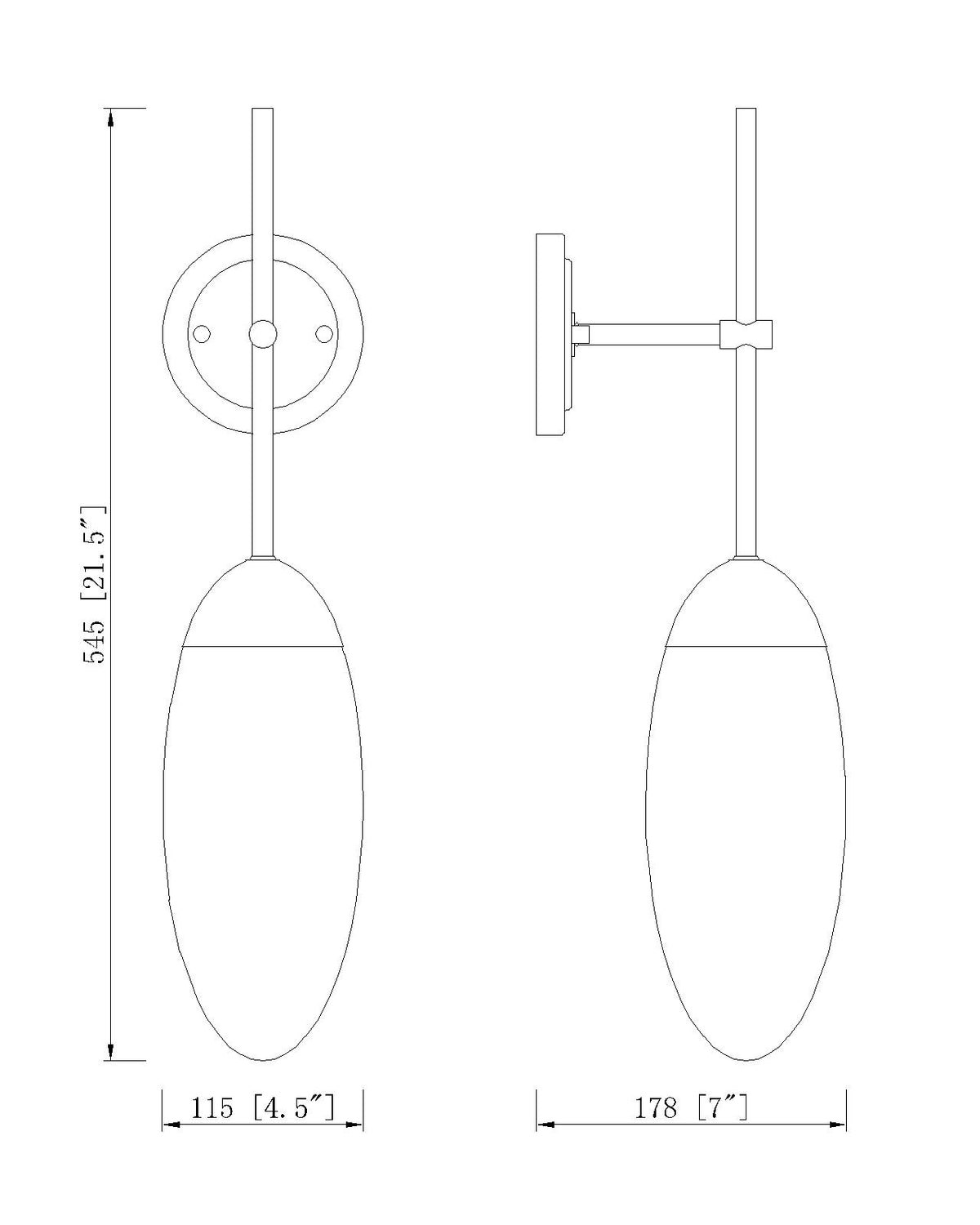 Arden 1 Light Wall Sconce