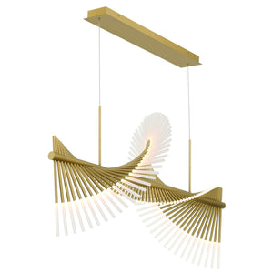 Voltik 72-Light 59" Integrated LED Grand Chandelier