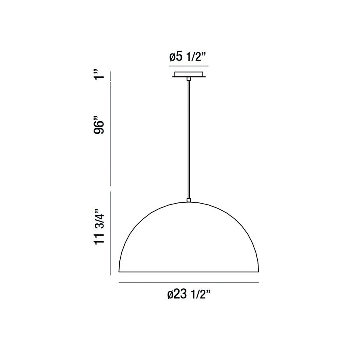 Laverton 24" Integrated LED Pendant