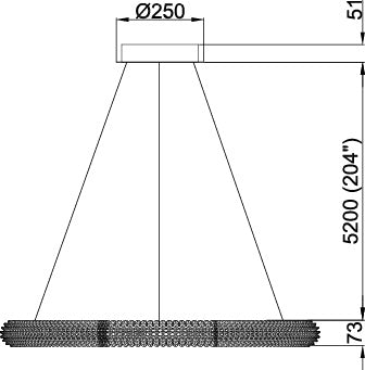 Sassi 36" LED Chandelier