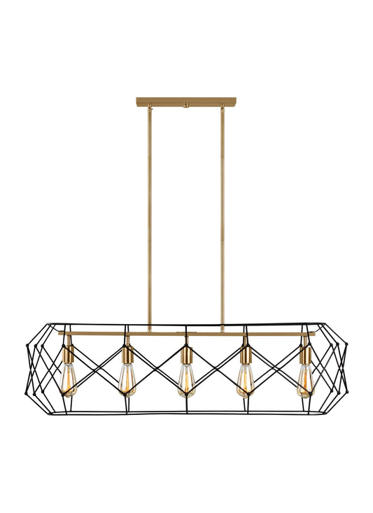 Zarra Five Light Linear