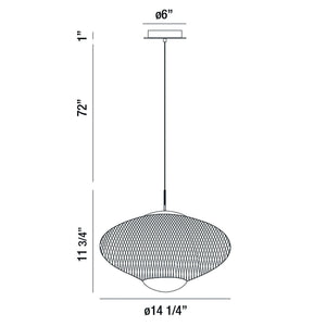 Park 14" Integrated LED Pendant