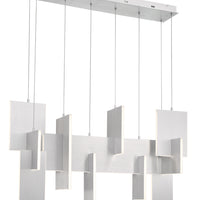 Coburg 3-Light 42" Integrated LED Linear Chandelier