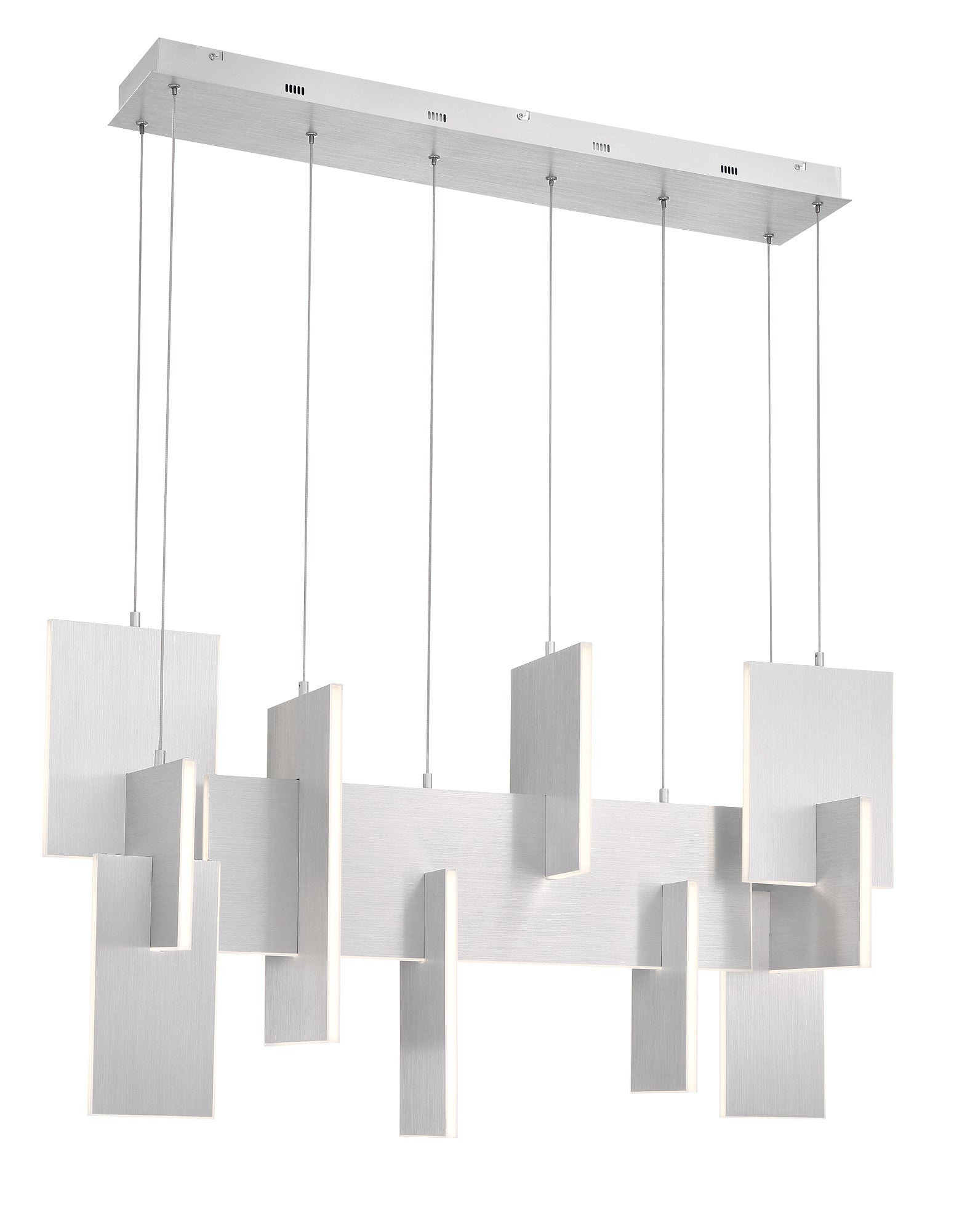 Coburg 3-Light 42" Integrated LED Linear Chandelier
