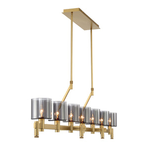 Decato 7-Light 57" Linear Chandelier