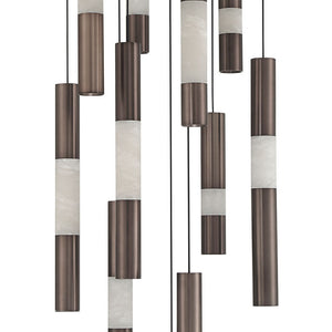 Ronda 11-Light 20" Integrated LED Multi Drop Chandelier
