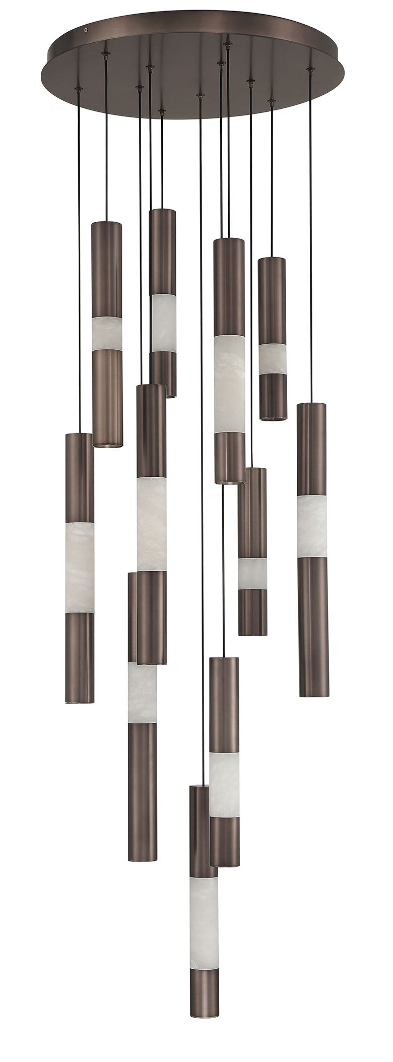 Ronda 11-Light 20" Integrated LED Multi Drop Chandelier