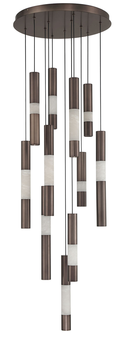 Ronda 11-Light 20" Integrated LED Multi Drop Chandelier