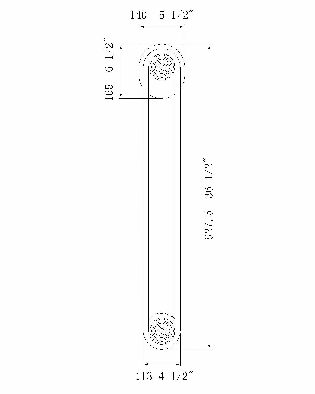Swing 36" Integrated LED Outdoor Wall Sconce