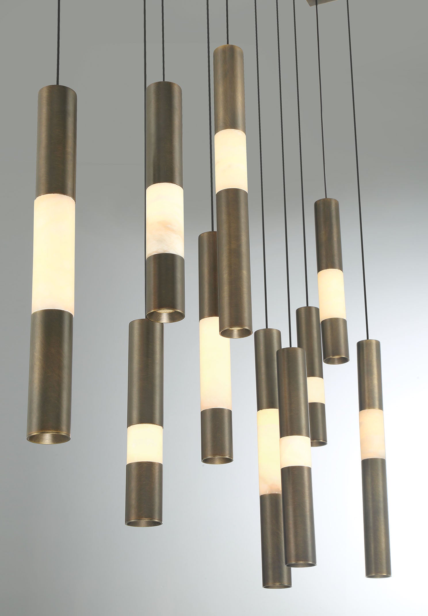 Ronda 10-Light 50" Integrated LED Linear Chandelier