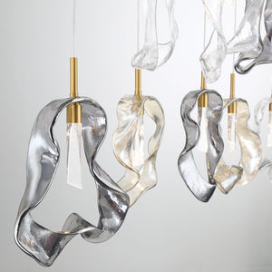 Norah 9-Light 51" Integrated LED Linear Chandelier
