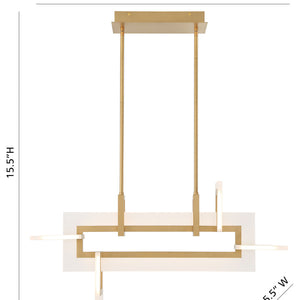 Inizio 33" Integrated LED Chandelier