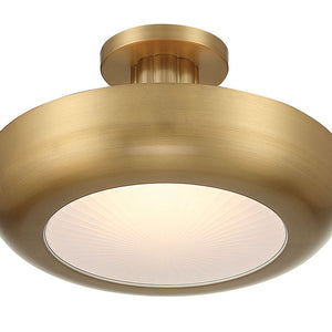 Macey 16" Integrated LED Semi-Flush Mount