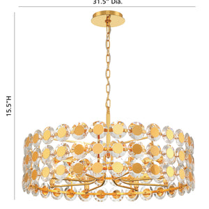 Perrene 8-Light 32" Chandelier
