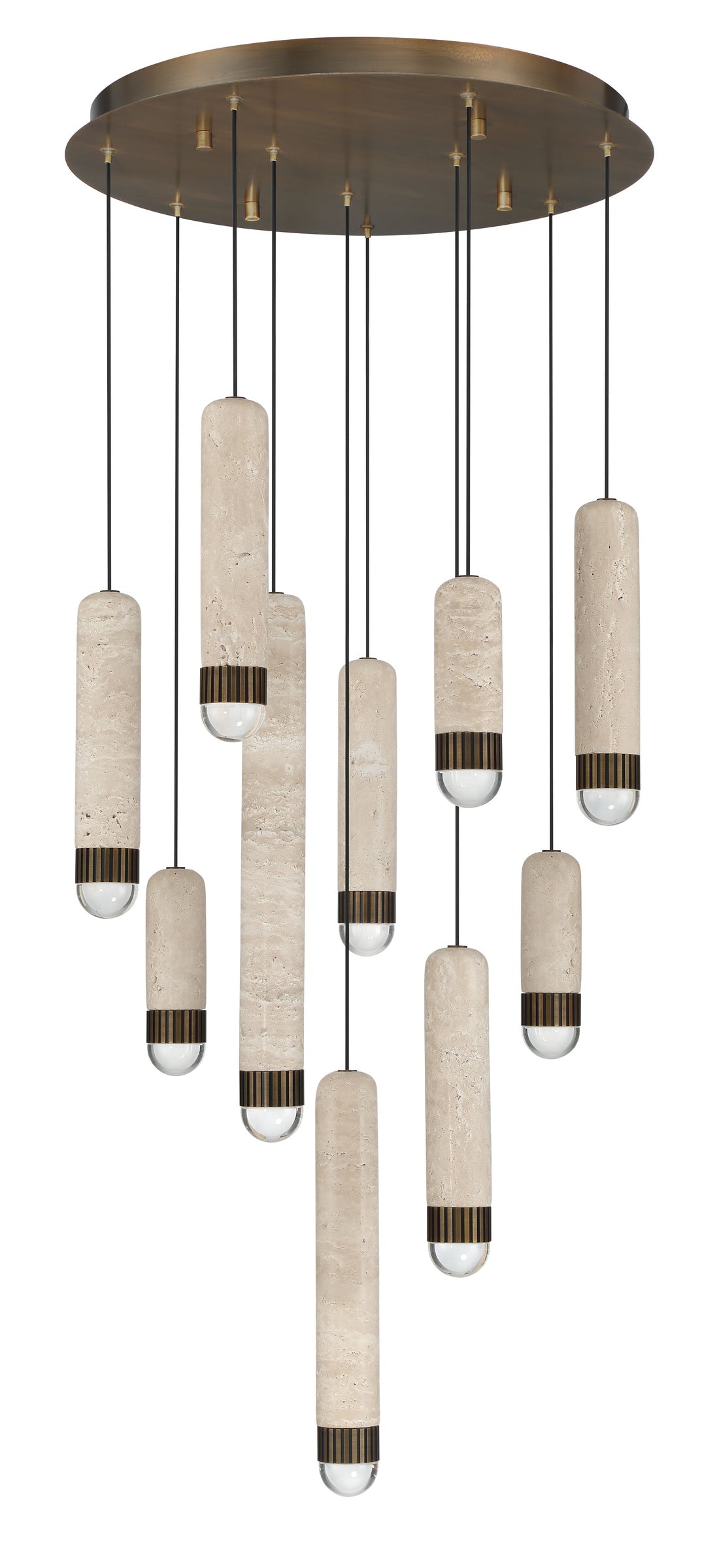 Cambre 10-Light 22" Integrated LED Multi Drop Chandelier