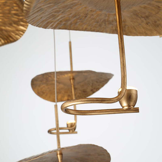 Lagatto 9-Light 36" Integrated LED Multi Drop Chandelier