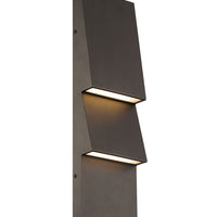 Nanton 2-Light 19" Integrated LED Outdoor Wall Sconce