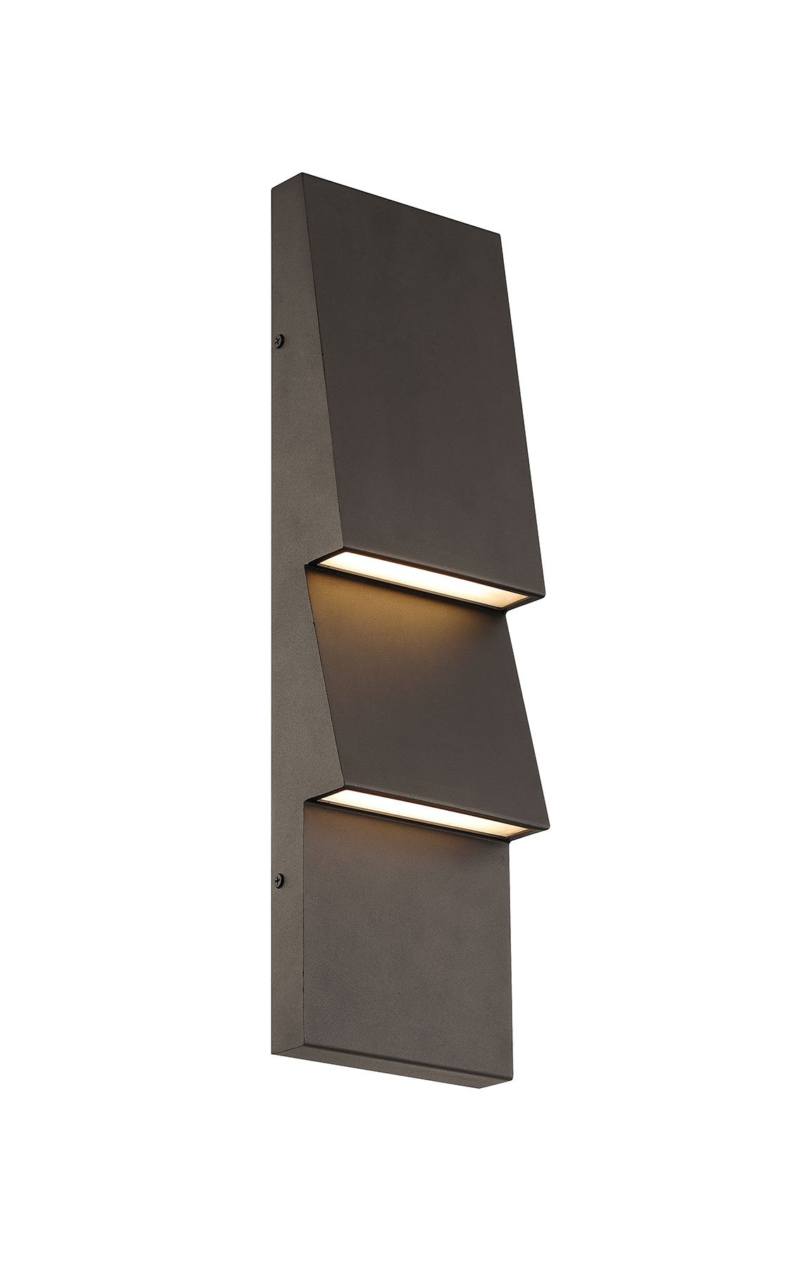 Nanton 2-Light 19" Integrated LED Outdoor Wall Sconce
