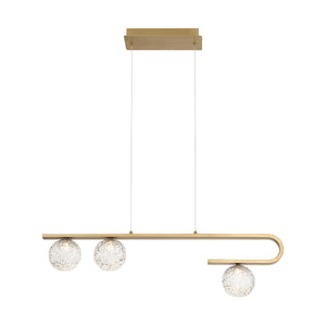 Phillimore 3-Light 32" Integrated LED Linear Chandelier