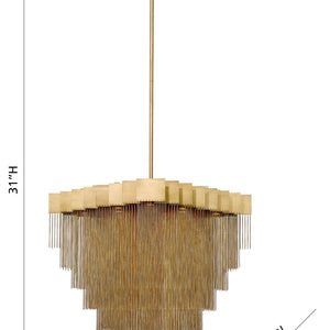Bloomfield 18-Light 31" Integrated LED Pendant Chandelier