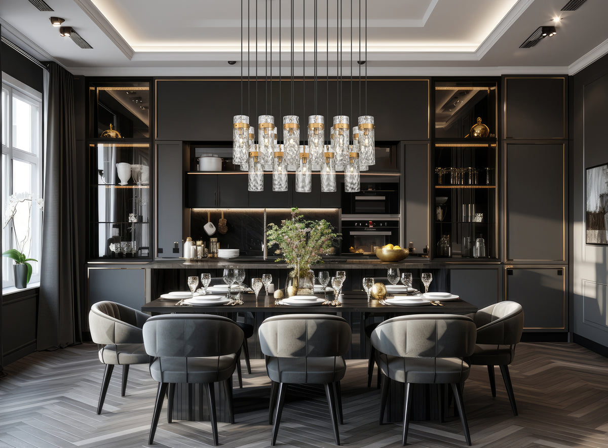 Fontaine 17 Light Linear Chandelier