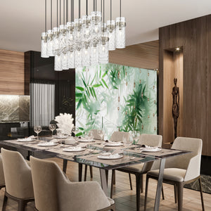 Fontaine 23 Light Linear Chandelier